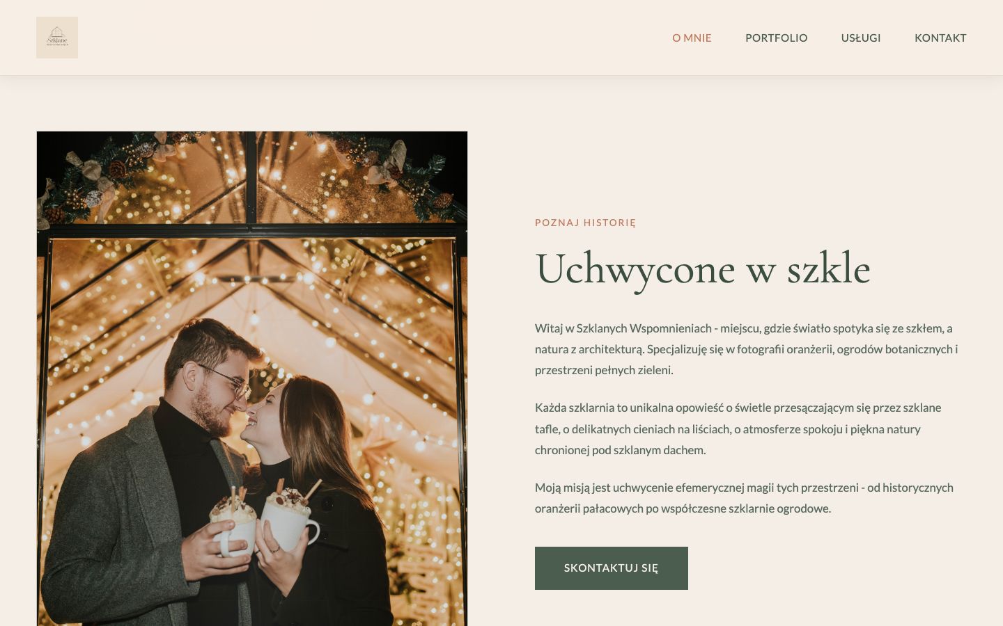 Sekcja Uchwycone w szkle