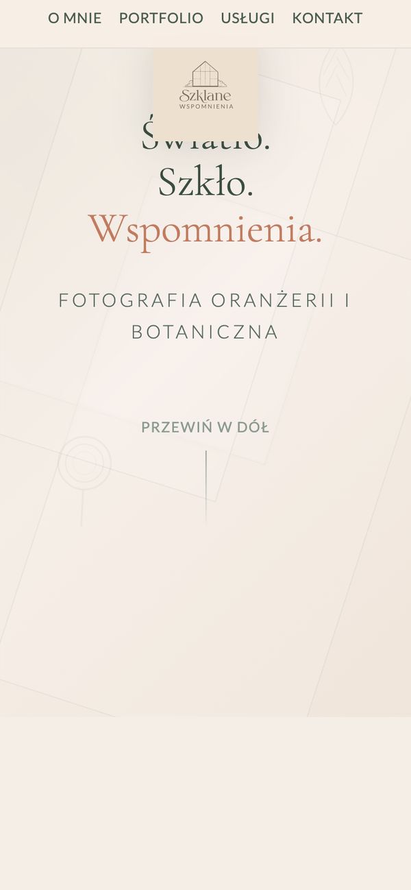Strona Szklane Wspomnienia na telefonie